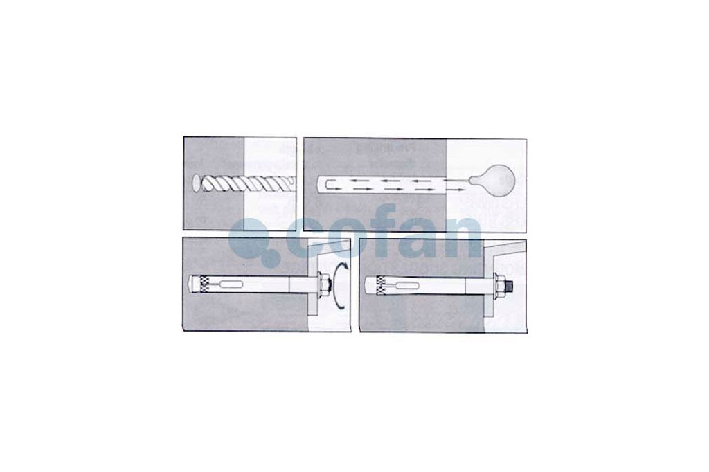 Tassello in ottone - Cofan