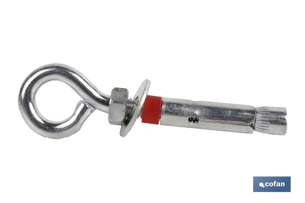 Metallic anchorage with eyebolt 6.8 Standard Blister - Cofan