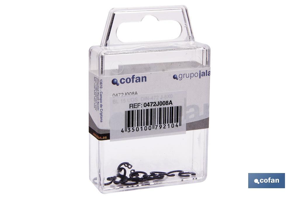 STANDARD BLISTER OF INTERNAL RETAINING RINGS DIN 472 - Cofan