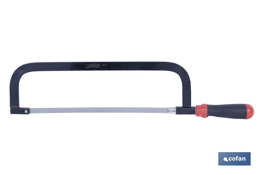 Standard hacksaw | Steel | Available in two cutting angles: 90° and 180° | Weight: 450g - Cofan