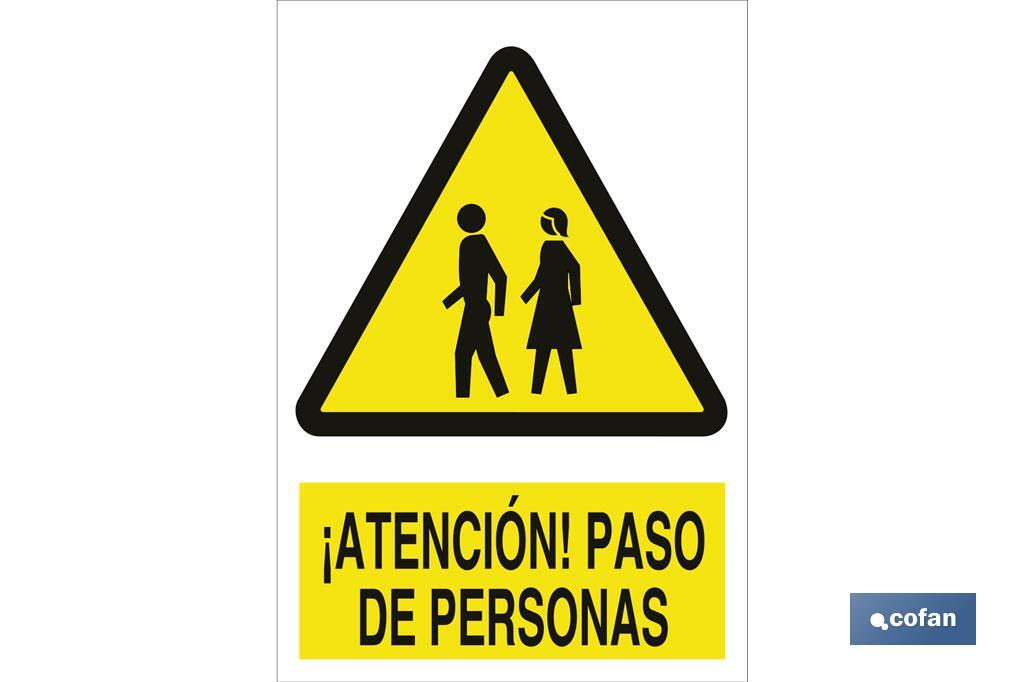 Attention passing people - Cofan