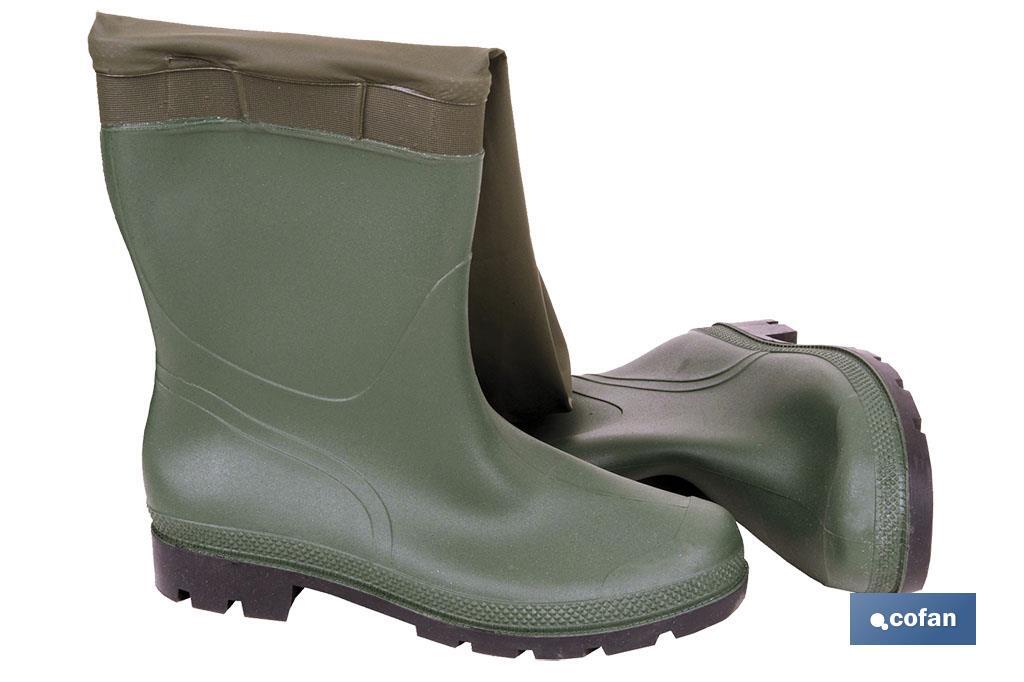Bota de Agua con Peto | Vadeador | Fabricado PVC | Impermeable - Cofan