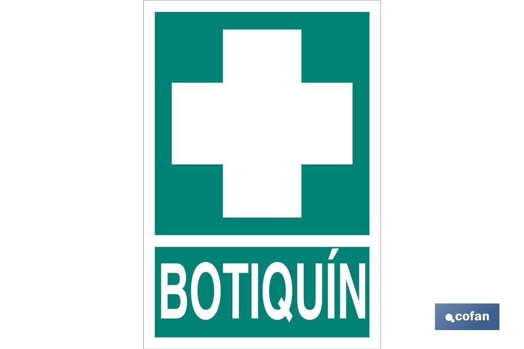 Señal de Botiquín Luminiscente y Adhesiva - Cofan