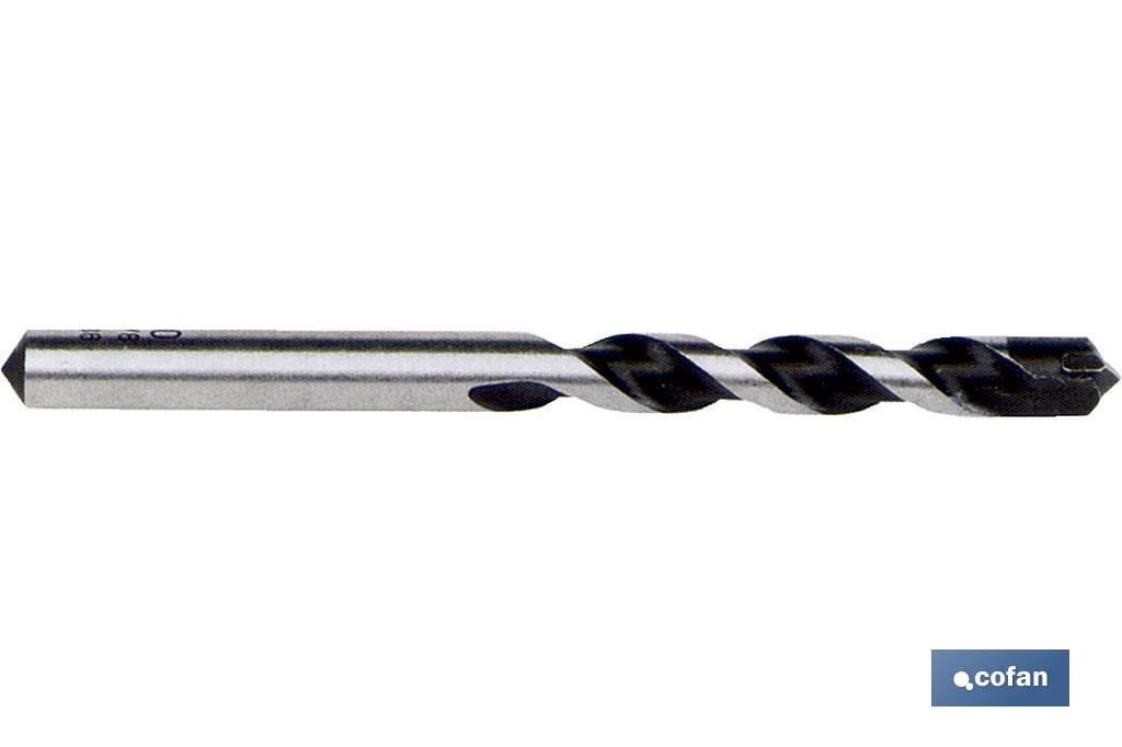 Professional twist drill bits, special for granite and hard materials - Cofan