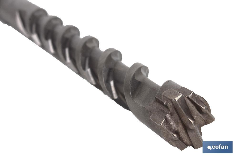 Rotary hammer drill bits with SDS MAX shank - Cofan