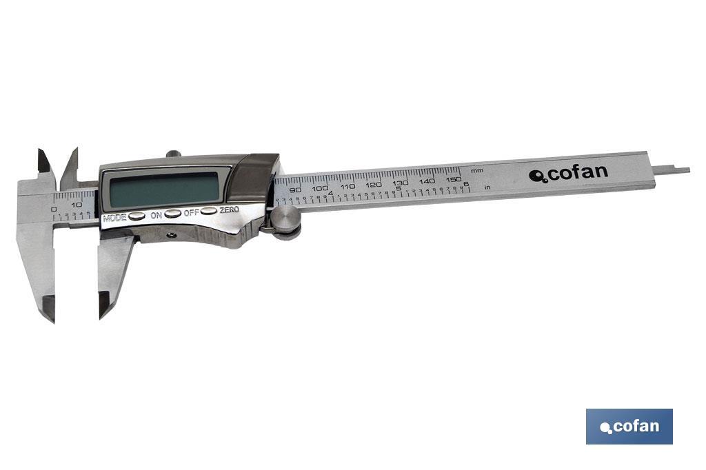 Pie de Rey digital INOX - Cofan