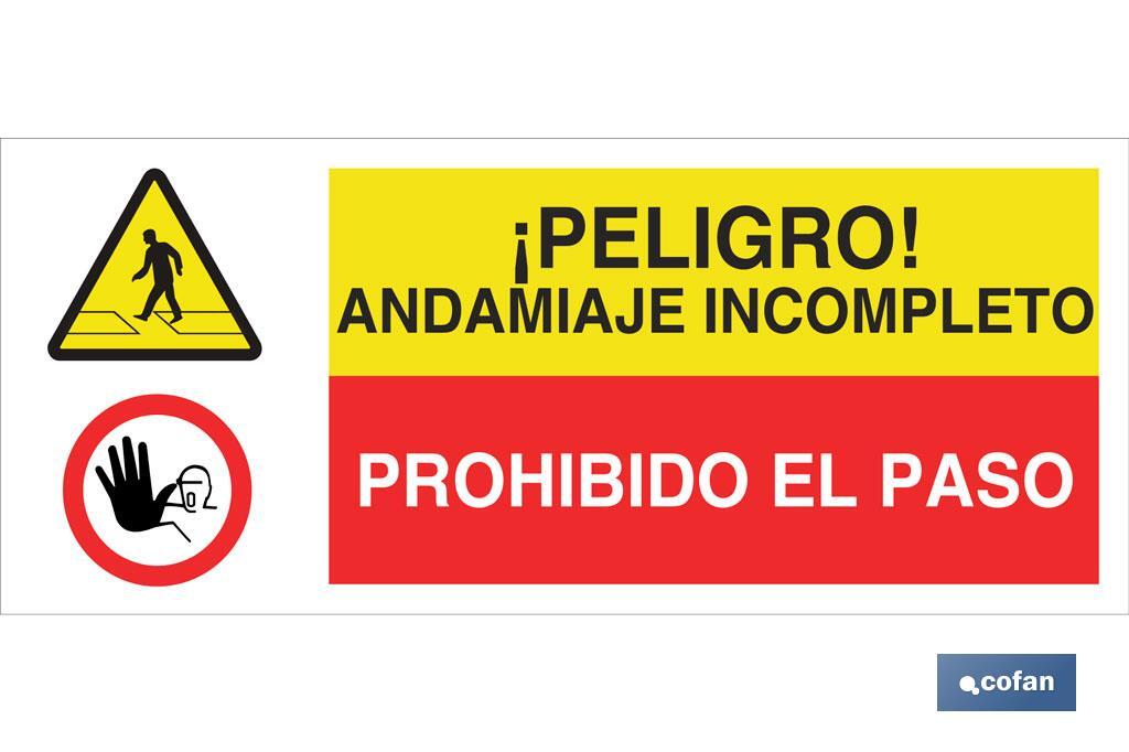 Combinada peligro/prohibición - Cofan