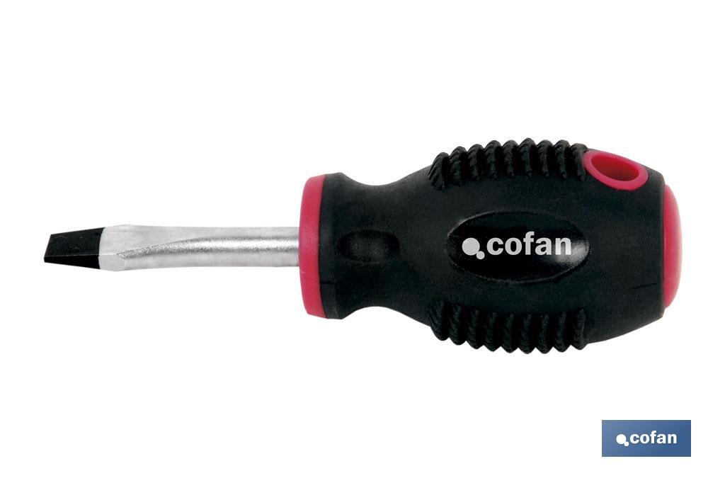 Stubby screwdriver DIN 5262, 5265 and ISO 8764-1 | Confort Plus Model - Cofan