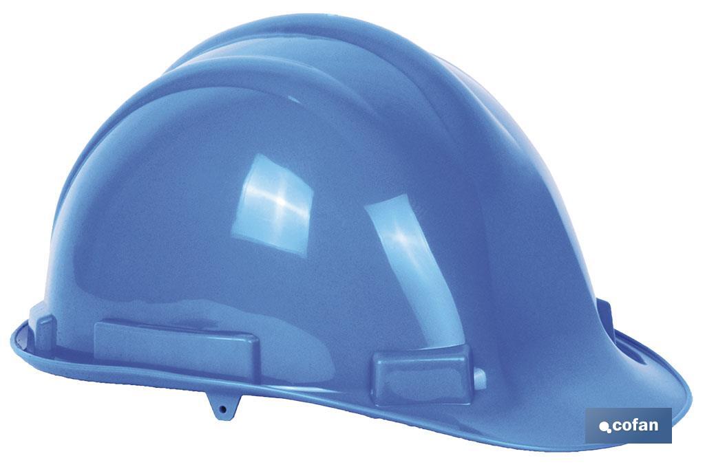 Casco obra homologado 5-rs azul