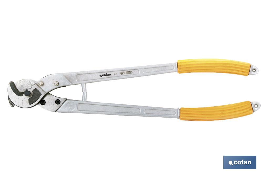 Wire cutter | Suitable for aluminium and copper materials | Length: 220mm | Weight: 390g - Cofan