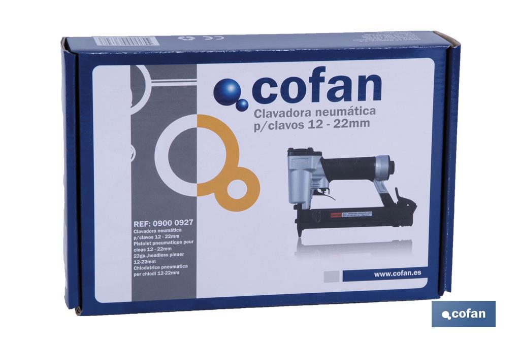 Clavadora neumática para clavos de 12 - 20mm - Cofan
