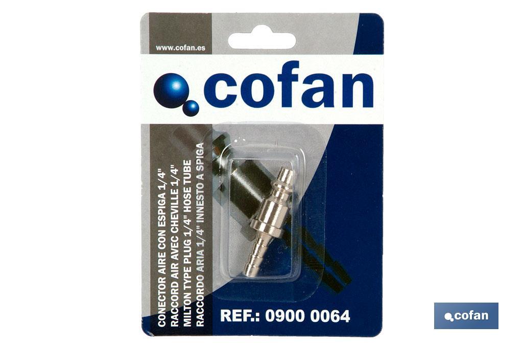 Tube air connector - Cofan