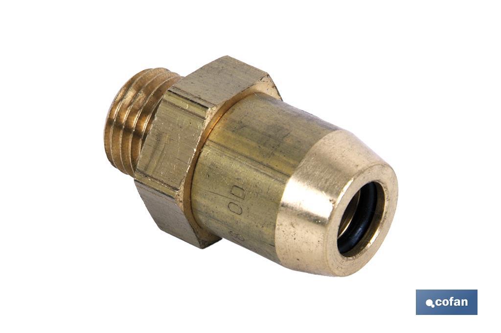 Conector Macho Pulgadas - Cofan