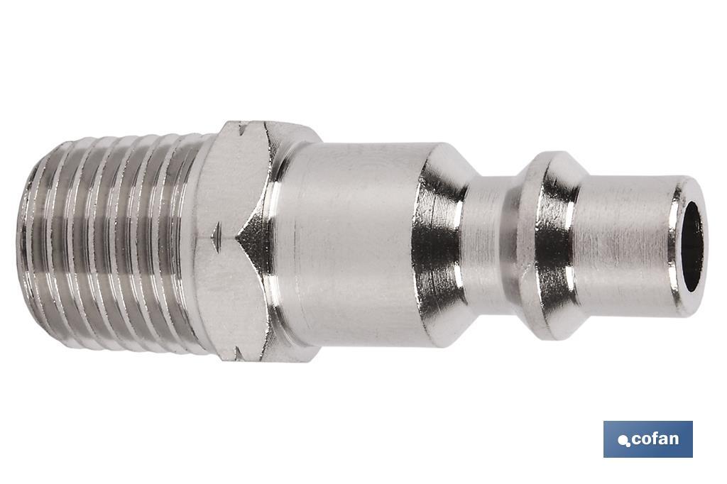 Male thread air connector - Cofan