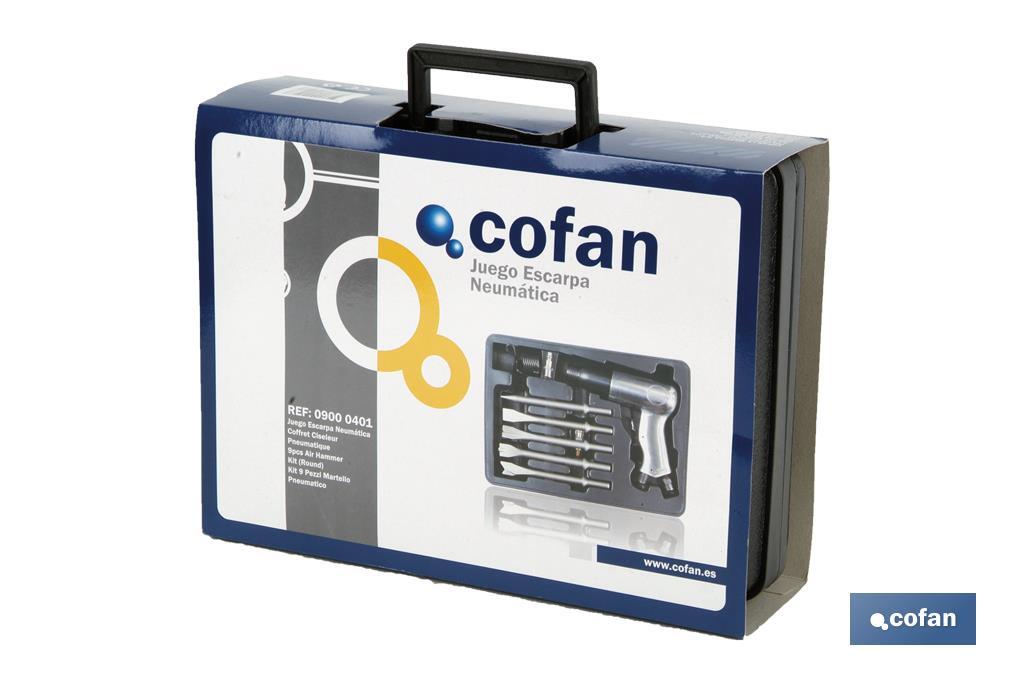 Air hammer set, 9 pcs - Cofan