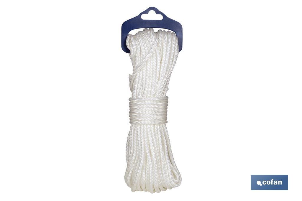 Blister pack of braided lift shade cord | Available in different sizes and colours - Cofan