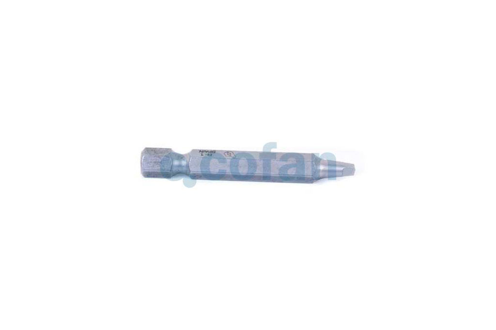 Punta Cuadrada para atornillador de Acero | Modelo 1/4" Robertson Estándar | Longitud 25 y 50 mm - Cofan