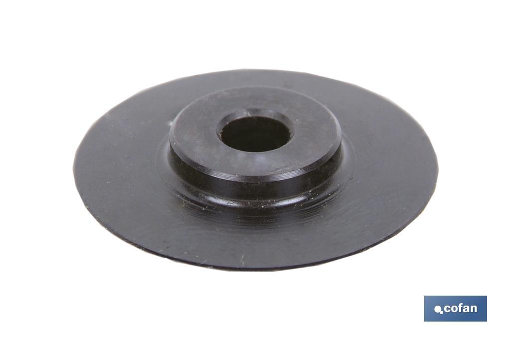 Replacement wheel blade | For pipe cutter | Diameter: 26 x 6.2mm | Ideal for plastic - Cofan