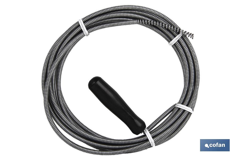 Spiral pipe cleaner | Available lengths in 3, 5 and 10m | Suitable for professional use - Cofan
