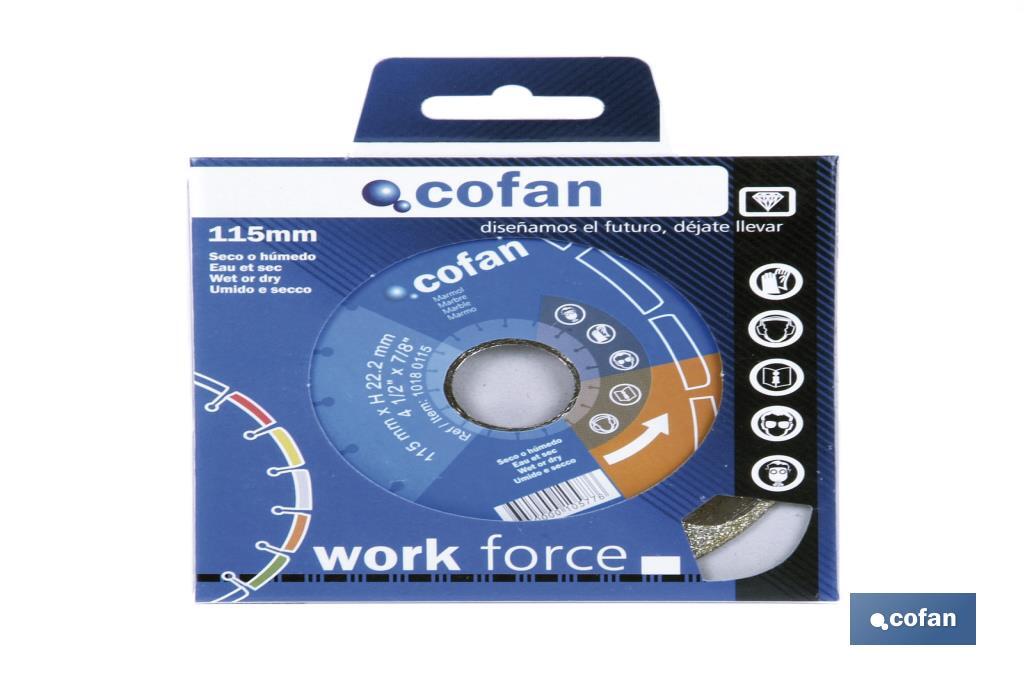 Diamon discs "Marble special" - Cofan