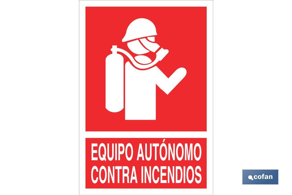 Equipo autónomo contra incendios - Cofan