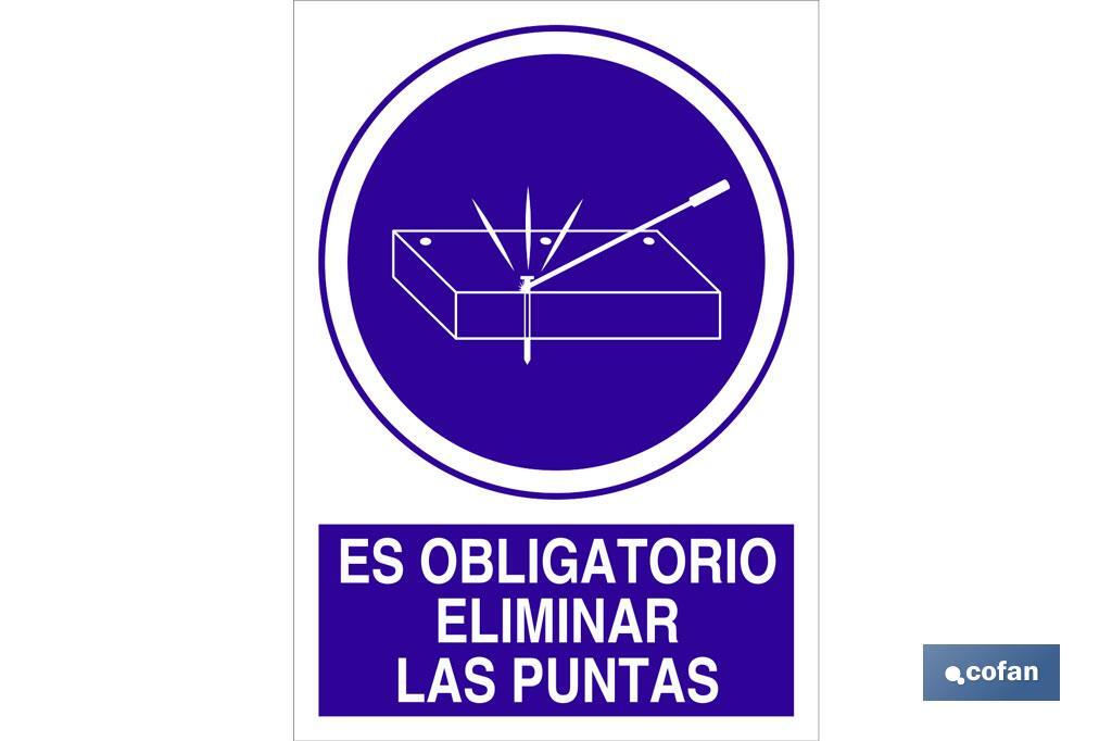 Es obligatorio eliminar las puntas - Cofan