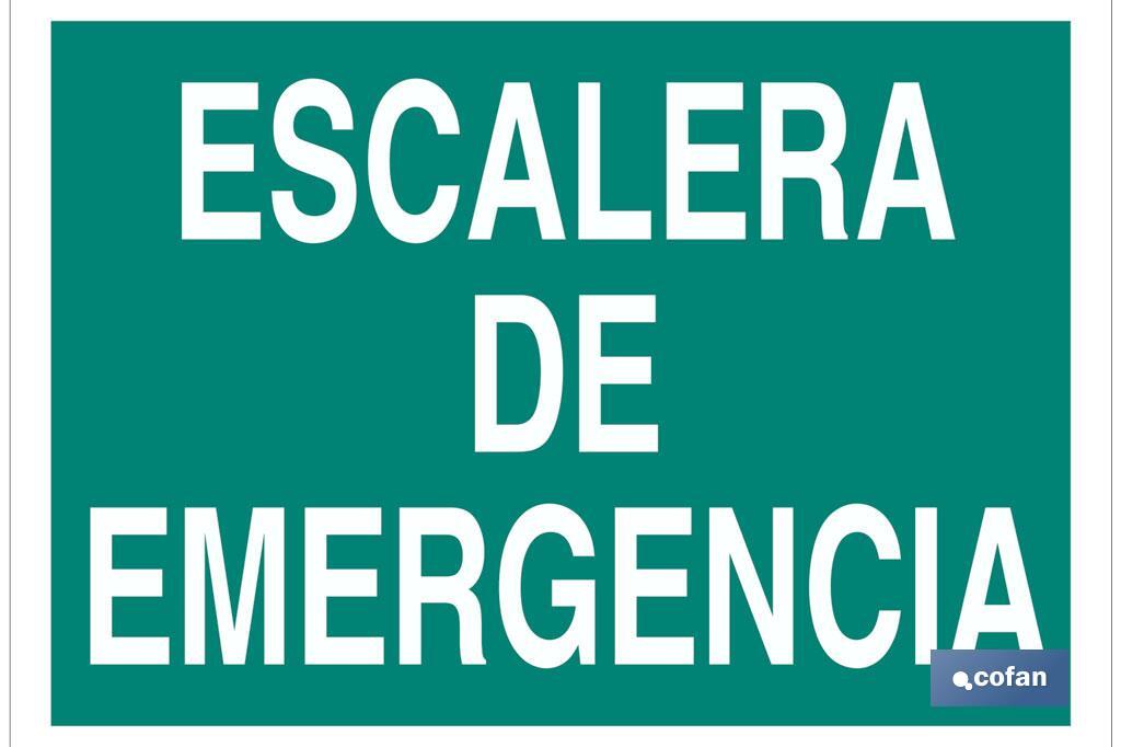 Escalera de Emergencia - Cofan