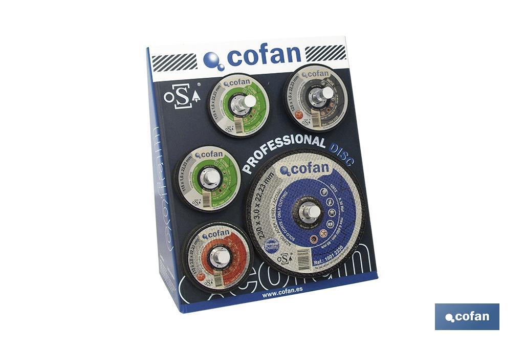 CUTTING DISC DISPLAY STAND - Cofan