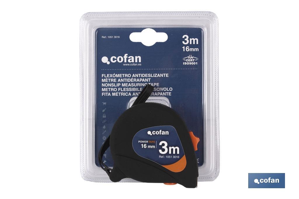 Anti-slip measuring tape - Cofan