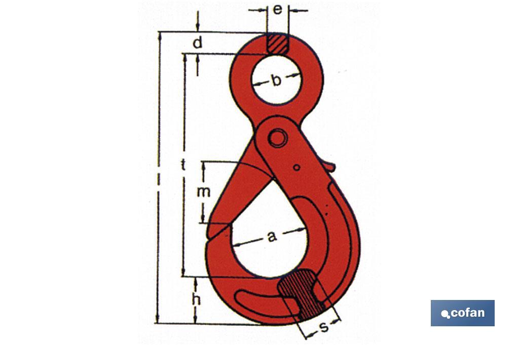 High security hook G-80 - Cofan