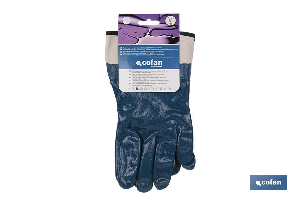 Nitril-Handschuhe in Blau - Cofan