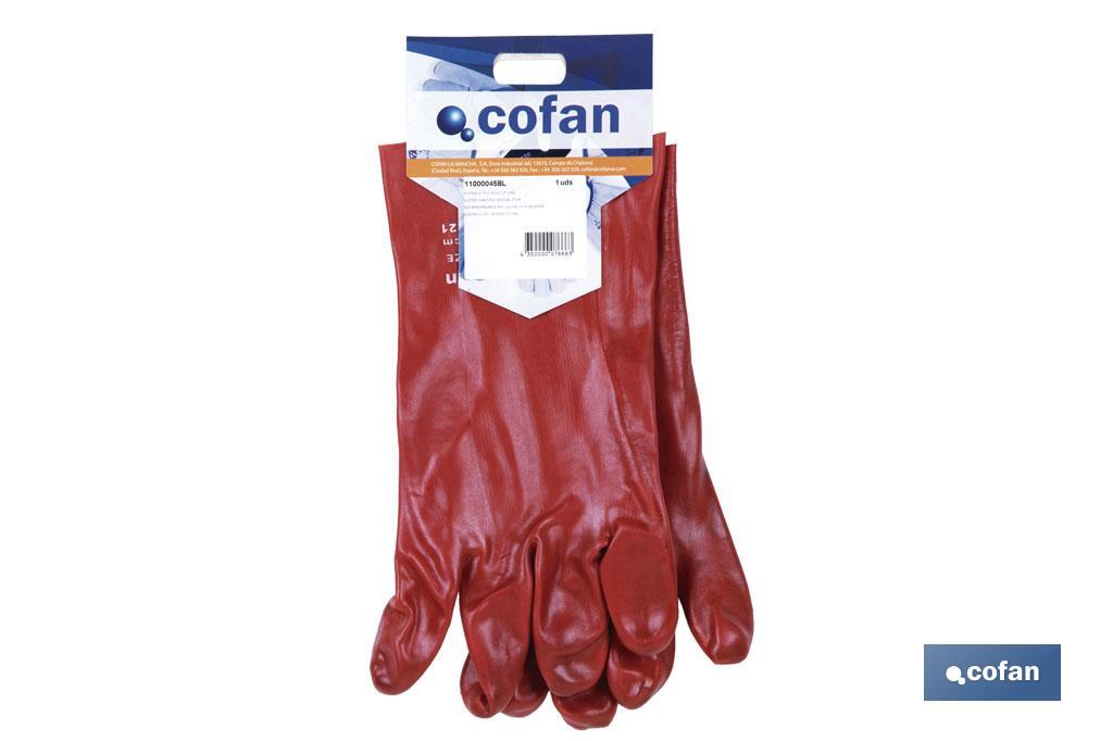 Guantes de PVC estanco | Protegen y cuidan la piel | Ideales para tareas de limpieza - Cofan