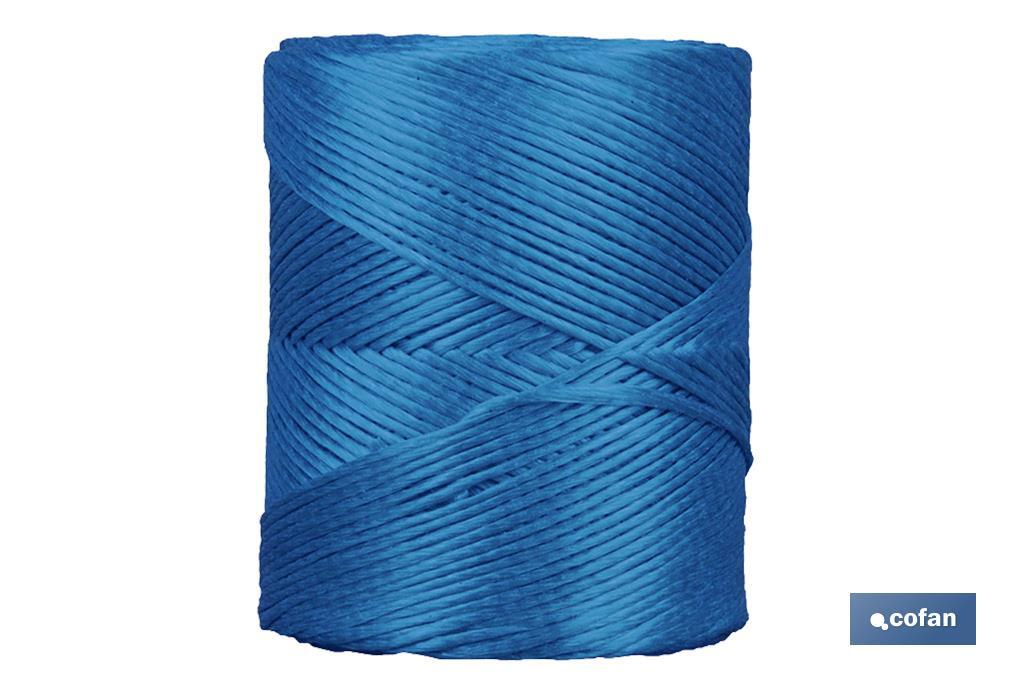 Blue synthetic raffia thread - Cofan