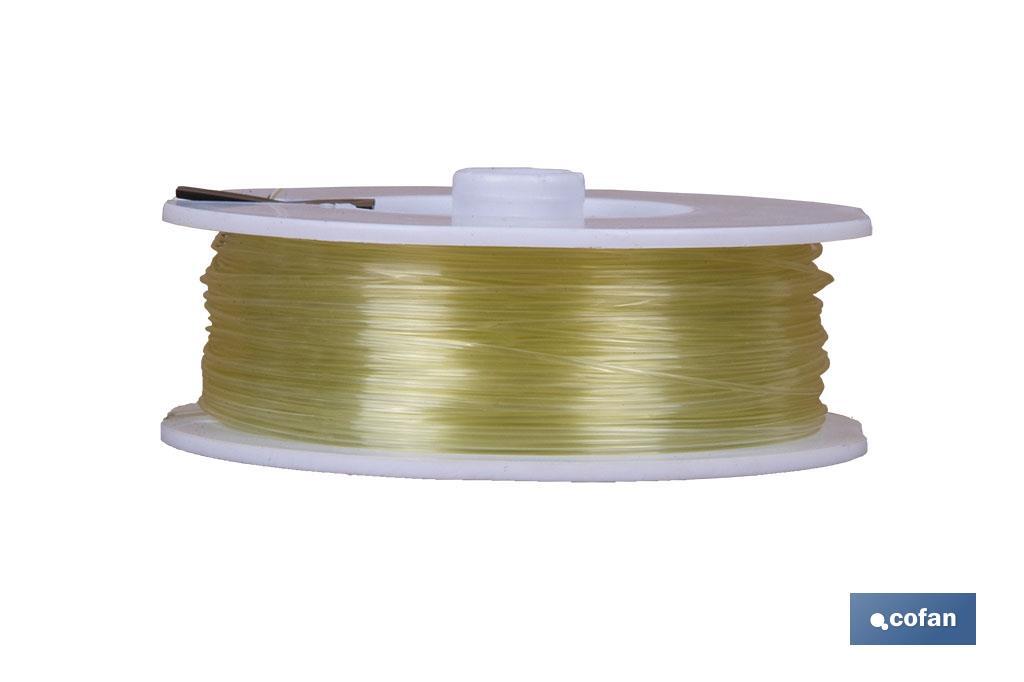 Mono-thread fishing line 100% nylon, green - Cofan