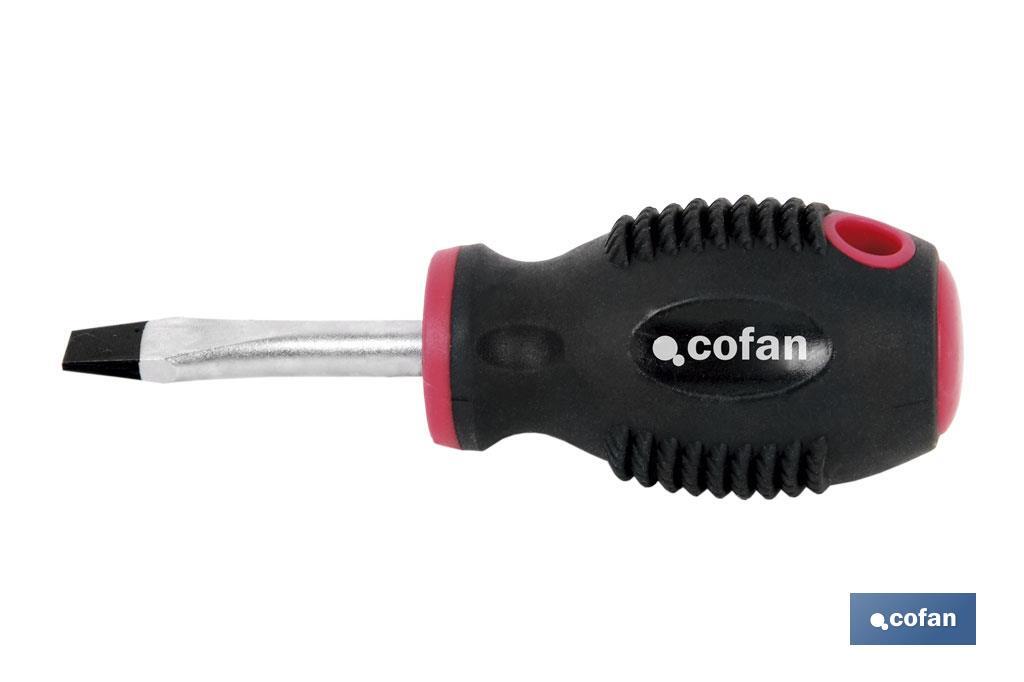 Stubby screwdriver DIN 5262, 5265 and ISO 8764-1 | Confort Plus Model - Cofan