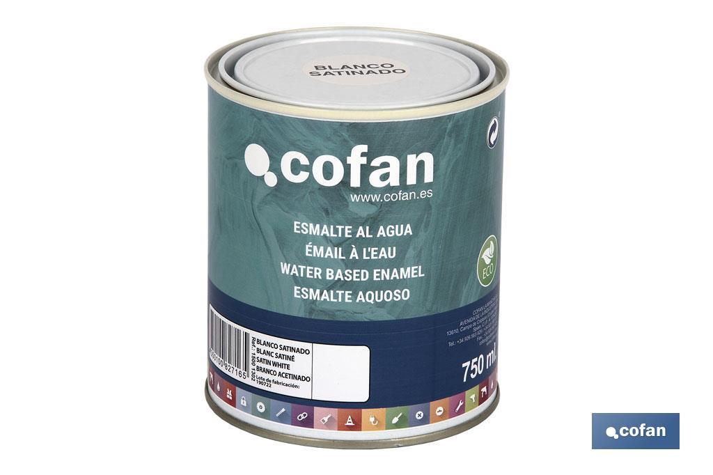 Ecological water-based enamel | 750ml | Several colours - Cofan