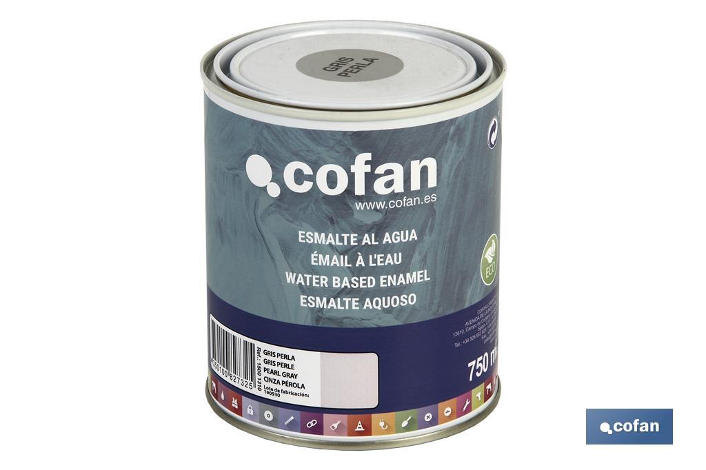 Ecological water-based enamel | 750ml | Several colours - Cofan