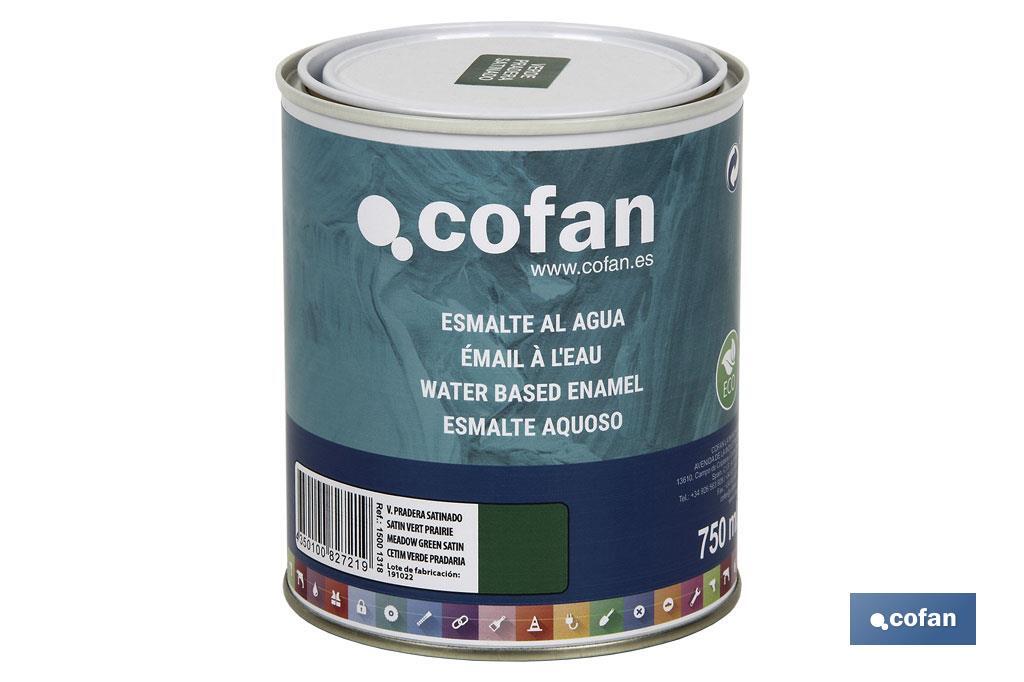 Ecological water-based enamel | 750ml | Several colours - Cofan