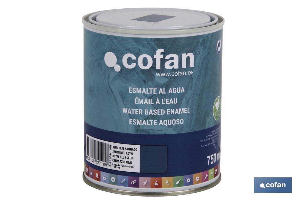 Ecological water-based enamel | 750ml | Several colours - Cofan