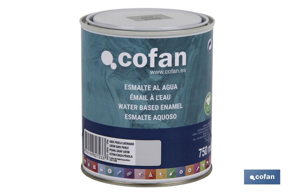 Ecological water-based enamel | 750ml | Several colours - Cofan
