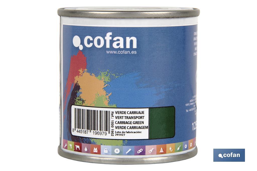 Esmalte Sintético | Em várias Cores | Embalagem 125 ml, 375 ml, 750 ml ou 4 L - Cofan