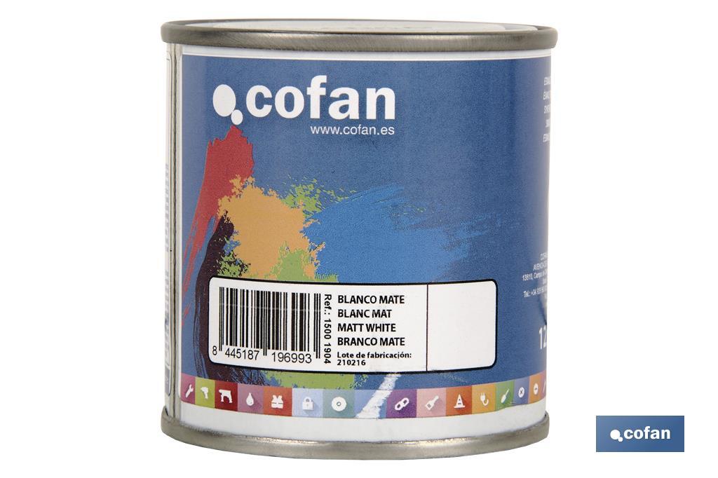 Esmalte Sintético | Em várias Cores | Embalagem 125 ml, 375 ml, 750 ml ou 4 L - Cofan