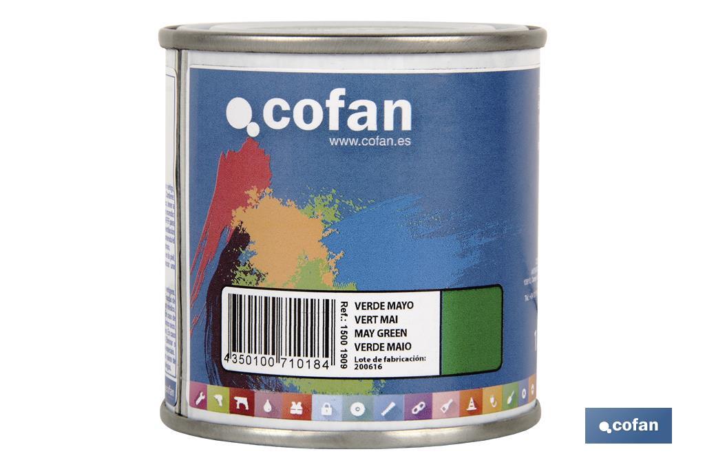 Esmalte Sintético | Em várias Cores | Embalagem 125 ml, 375 ml, 750 ml ou 4 L - Cofan