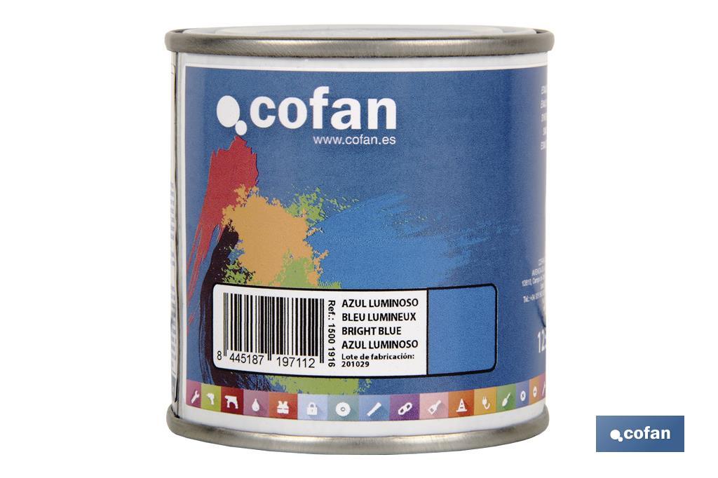 Esmalte Sintético | Em várias Cores | Embalagem 125 ml, 375 ml, 750 ml ou 4 L - Cofan