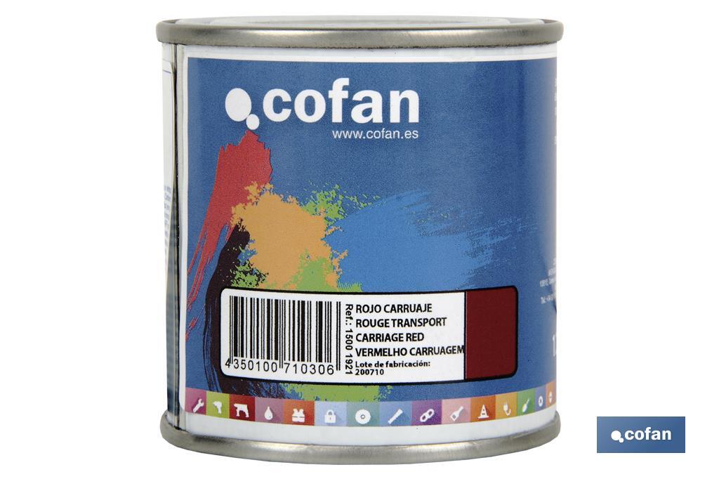 Esmalte Sintético | Em várias Cores | Embalagem 125 ml, 375 ml, 750 ml ou 4 L - Cofan
