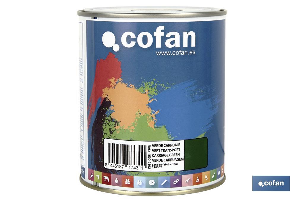 Esmalte Sintético | Em várias Cores | Embalagem 125 ml, 375 ml, 750 ml ou 4 L - Cofan