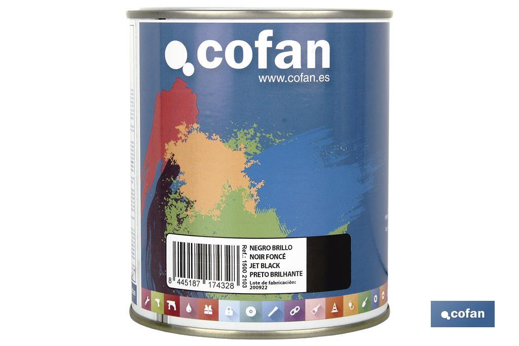 Esmalte Sintético | Em várias Cores | Embalagem 125 ml, 375 ml, 750 ml ou 4 L - Cofan