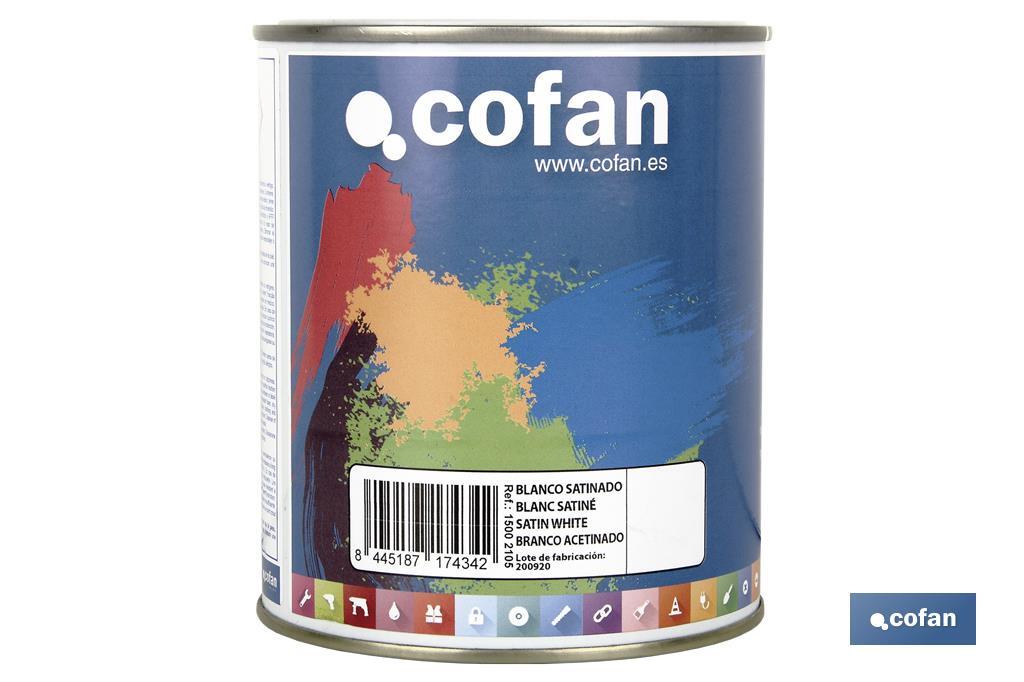 Esmalte Sintético | Em várias Cores | Embalagem 125 ml, 375 ml, 750 ml ou 4 L - Cofan