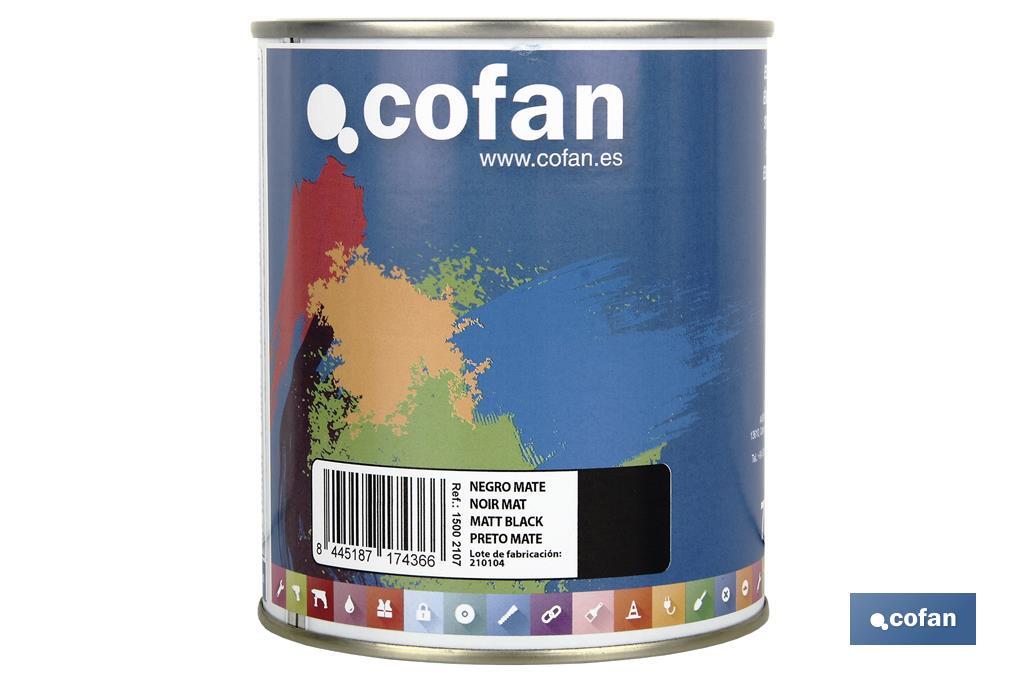 Esmalte Sintético | Em várias Cores | Embalagem 125 ml, 375 ml, 750 ml ou 4 L - Cofan