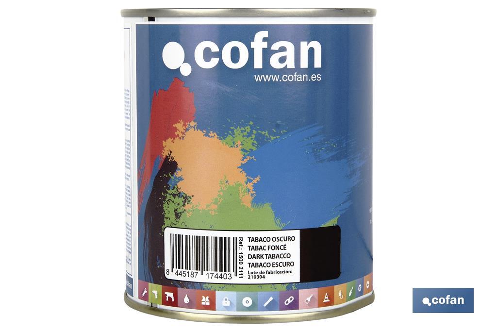 Esmalte Sintético | Em várias Cores | Embalagem 125 ml, 375 ml, 750 ml ou 4 L - Cofan